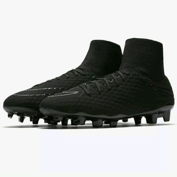 black high top soccer cleats